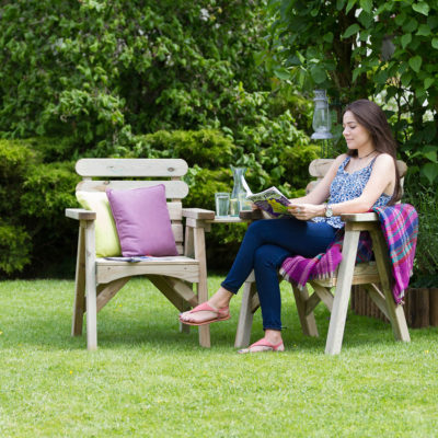 Zest4Leisure Abbey Wooden Companion Seat Zest4Leisure Abbey Wooden Companion Seat